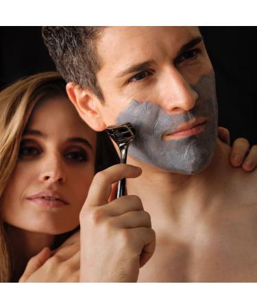 Premium Cold Steel Shaving Set - Ultra Smooth Wet Shave with Razor Handle Holder & Blades - Perfect Gift for Men - Buy Online on GoSupps.com