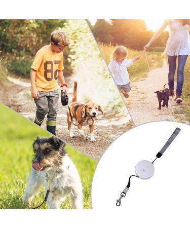 Shop Mioyoow Pet Dog Roller Leash - 3M Automatic Retreat Leash with Reflective Rope for Small Dogs & Cats - Pink - Buy Online on GoSupps.com