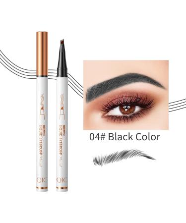 Eyebrow Pencil Waterproof Smudge-proof 3D Natural Makeup Eyebrow Pencil for Men Women Black - Buy Online on GoSupps.com