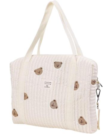 Multifunctional Moxeupon Embroidery Baby Wrap Pocket | Large Capacity Cotton Travel Diaper Bag for Strollers - Buy Online on GoSupps.com