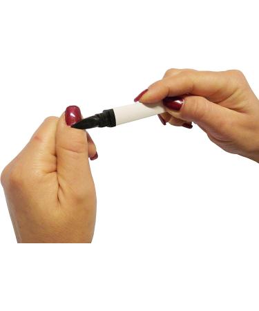 Erlinda Bob Triangolo Ceramic Nail File 19 cm Fine & Coarse Side Hollow Base Nail Cleaner for Manicure and Pedicure - Buy Online on GoSupps.com