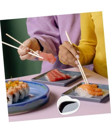 Zerodeko 6 Pcs Heart Shaped Ceramic Dish White Sauce Heart Shaped Plates Spoon White Plates Side Sauce Dishes Ceramic Craft Sauce Container Ceramics Seasoning Dish Heart-Shaped re-usable - Buy Online on GoSupps.com
