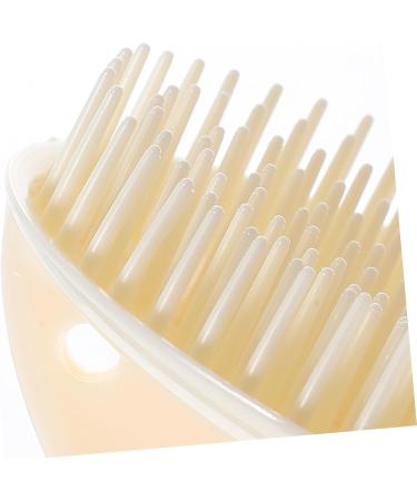Soesfoufu 2-Piece Silicone Shampoo Comb & Scalp Massage Brush - Hair Shower Brush for Ultimate Hair Care - Buy Online on GoSupps.com
