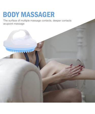 Honor Cellulite Massage Brush | Lymphatic Drainage & Muscle Relaxation Tool for Women Men & Girls - Ideal for Arms Legs Thighs & Neck - Blue 12x10x6cm - Buy Online on GoSupps.com