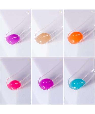 Burano Poly Nail Extension Gel Kit - 2in1 Glow In The Dark & Temperature Color Changing Builder Gel | All-in-One Black Nail Gel Builder Kit - Buy Online on GoSupps.com