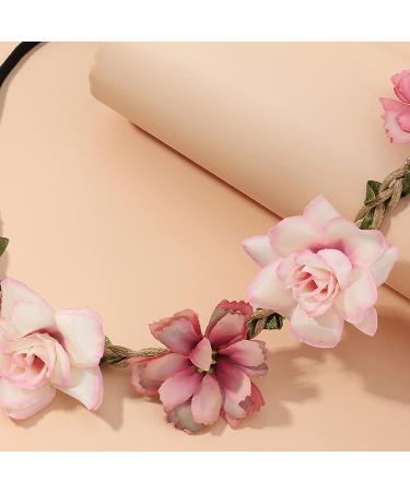 Awyy 6-Piece Flower Crown Headband Set | Bridal Wreath Hair Bands for Weddings Festivals & Travel Photography - Buy Online on GoSupps.com