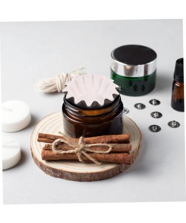 Garneck 150-Piece Waxed Waxliner Set for Wax Melting Burner - Black-Coated Paper Perfect for Heating & Lighting - 8.5x8.5x3cm - Buy Online on GoSupps.com