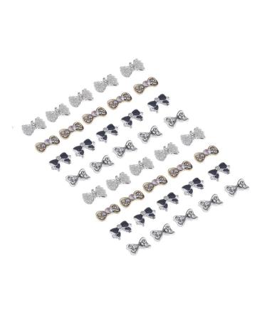 40pcs DIY Metal 3D Nail Art Tips - Colorful Luxury Charm Jewelry Tools - International Shipping Available - Buy Online on GoSupps.com
