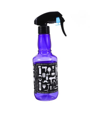 Lurrose bottle with hairspray empty hairspray bottles hairdresser spray bottle stylist spray bottle spray bottle for curly hair hair fog bottle violet modeling hairdresser accessories purple medium