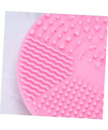 DOITOOL Make up Kit Cleaning Sponge Makeup Cleaning Mat Makeup Washing Tool Silicone Makeup Applicator for Cleaning Exfoliating Body Scrub Scrubber Pink Makeup Brush Makeup Tools 10*10cm Pink - Buy Online on GoSupps.com