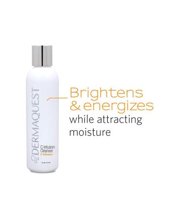 DermaQuest C Infusion Facial Cleanser - Vitamin C Antioxidant & Brightening Face Wash (6oz) - Anti Aging Formula for All Skin Types - Buy Online on GoSupps.com
