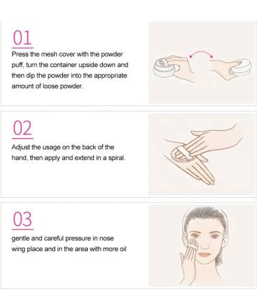 Lv life Loose Powder Moisturizing Loose Powder Oil Control Longlasting moisturizing makeup binding powder 01 - Buy Online on GoSupps.com