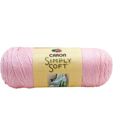 Caron Simply Soft Soft Pink Yarn 3 Pack - 170g/6oz - Acrylic - 4 Medium - 315 Yards - Knitting/Crochet - Buy Online on GoSupps.com