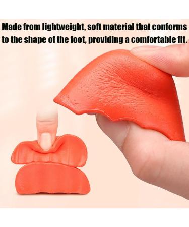 3 Pair Toe Inserts for Loose Shoes | Shoe Fillers for Men & Women | Comfortable Foam Toe Cushions - Half-Size Insoles (Orange Round - Buy Online on GoSupps.com