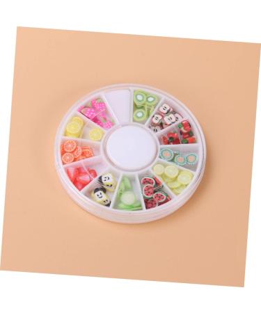 SOESFOUFU Nail Protector Nail Art Decor 12 Nail Art Tools Manicure Tool Diy Decoration for Nail Polymer Clay Slices for Nail Fruit Nail Beauty Accessories Fruit Nail Charms - Buy Online on GoSupps.com