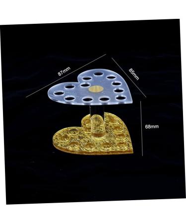 Ipetboom 1pc Hair Dryer Brush Pen Display Stand Holder Pens Brush Rack Cosmetic Brush Holder Fridge Cleaning Kit Diffuser Nail Art Pen Holder Nail Pens Stand Nail Brush Tool Stand Manicure 8.7x8.5cm Golden - Buy Online on GoSupps.com