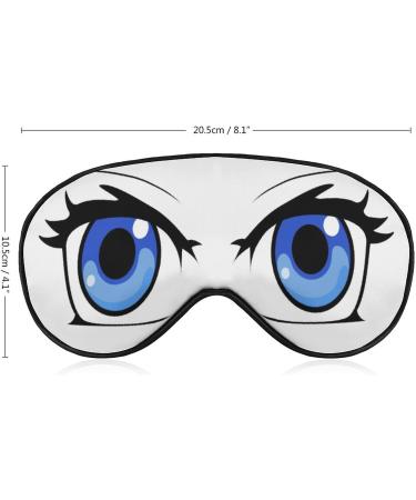 LynaRei Cartoon Woman Sleeping Mask - Adjustable Blindfold for Blocking Out Light - Anime Style-4 - Buy Online on GoSupps.com