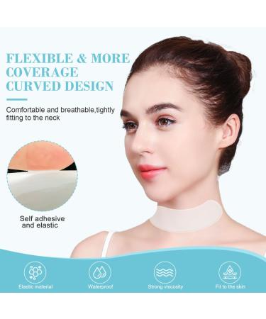 Neck Wrinkle Patches Reusable Hydrogel Anti Aging Facial Pads Hypoallergenic Silicone Gel Sleep Tape Smooth Fine Lines Mask for Skin Tightening and Firming Crepe Erase and Neck Lift (neck-2 Pcs) facetape-neck-2pcs - Buy Online on GoSupps.com