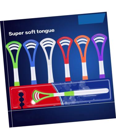 HOMSFOU Tongue Brush - Best Tongue Cleaner for Adults | Effective Oral Hygiene Tool - Buy Online on GoSupps.com
