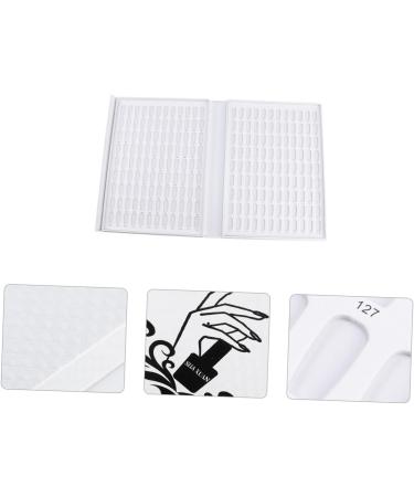 minkissy 216 Nail Color Card Nail Polish Card Nail Color Book Display Card White Manicure medium White - Buy Online on GoSupps.com