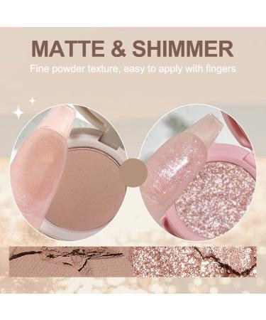 Erinde 4 Color Eyeshadow Palette - Matte Shimmer Quartet | High Pigmented & Long Lasting | Velvety Texture Eye Makeup Palette - Great for Travel - Buy Online on GoSupps.com