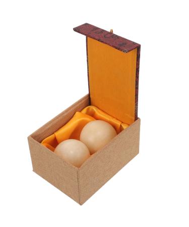 Frcolor 1 set of Jade fitness handball Small baoding balls Gemestein-Gymnaschball Massageball Massage ball Handing balls Handmill balls Massage Sport Massage Stone Training ball quartz ball