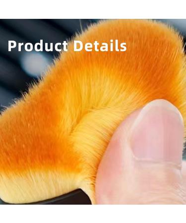 Tan Brush Tanning and Makeup Brush Face Brush Angled Flat Foundation Brush Blush Buffing Brush for Cosmetics Blending Liquid Powder Cream Tan Applicator for Self Tanning Hands Feet Face Body & Leg - Buy Online on GoSupps.com