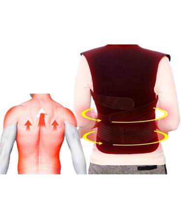 Derbut Turmaline Magnetic Posture Corrector for Back & Shoulder Pain Relief - Self-Warming Lumbar Support Belt (M Size 108 Magnets) - Buy Online on GoSupps.com