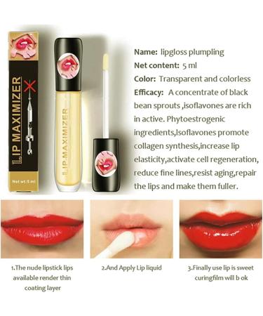 Lip Plumper Vitamin E Lip Plumping Serum Lip Maximizer Hyaluronic Lip Plumper Lip Enhancer Plumper Lip Care Serum Lip Repairing Reduce Lip Fine Lines (5pcs) - Buy Online on GoSupps.com