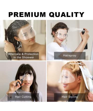 100 PCS Clear Shower Face Eye Shields - Makeup Protector for Eyelash Extensions & Surgery - Salon Supplies - Buy Online on GoSupps.com
