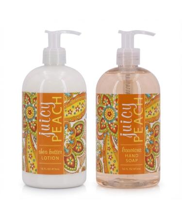 Greenwich Bay Trading Co. Juicy Peach Soap & Lotion Set