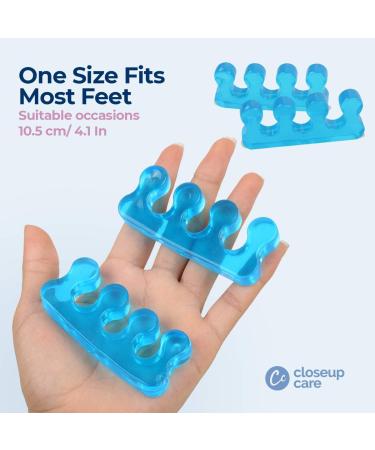 Closeup Care Premium Gel Toe Separators for Health & Beauty Pedicures - Hammer Toe & Bunion Corrector - 2 Pcs - Buy Online on GoSupps.com