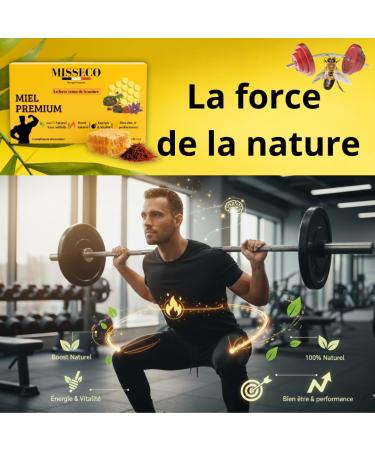 Miel Aphrodisiaque Puissant Formule Premium au Shilajit Pur avec Maca Ashwagandha & Ginseng nergie Vitalit & Anti-Stress Naturel 100% Naturel Sans Ingr dients Chimiques Marque Fran aise - Buy Online on GoSupps.com
