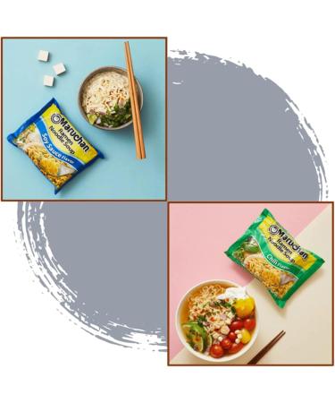 Ja Cor Instant Ramen Noodle Soup Variety Pack 2 Flavors (9) Soy Sauce (9) Chili Flavor Noodles 3 oz. Bundle with 1-Set of Reusable Stainless Steel Chopsticks (18 Individual Packs) - Buy Online on GoSupps.com