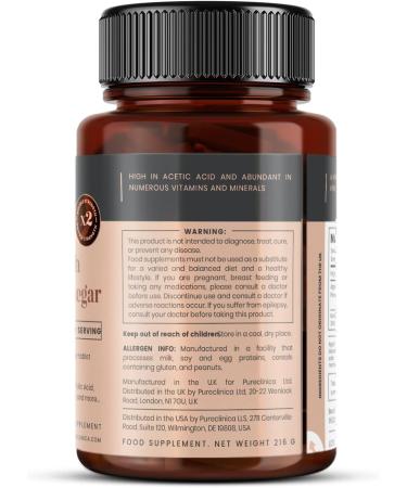 Double Strength Apple Cider Vinegar 1000mg x 360 Tablets - 1 Year Supply (2 Bottles) - Buy Online on GoSupps.com