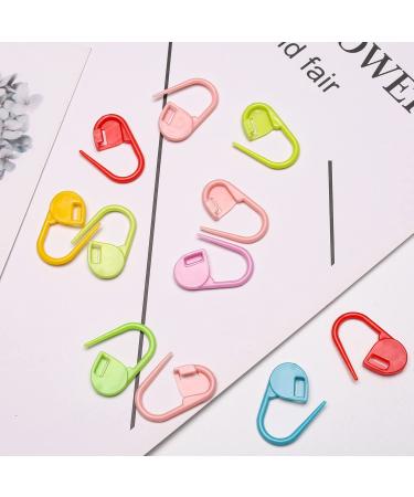 Elisel Colorful Knitting Stitch Counter Crochet Locking Markers - 60PCS - Buy Online on GoSupps.com