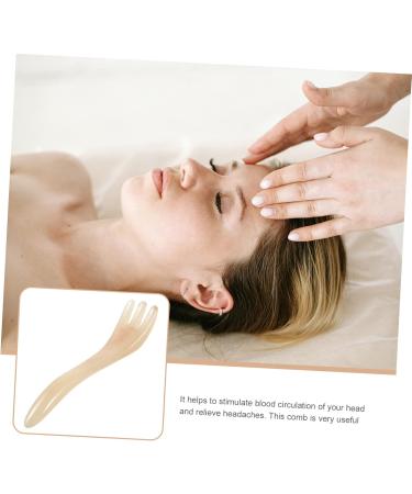 Fomiyes 5-in-1 Scratching Ridge Hair Massager & Scalp Clipper Stress Relief Gua Sha Head Massage Tool - Buy Online on GoSupps.com