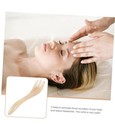 Fomiyes Antistatic Retro Hair Brush Set - 4 Pieces Scalp Massager for Stress Relief & Facial Bumps | Jade Resin & Wax - Buy Online on GoSupps.com