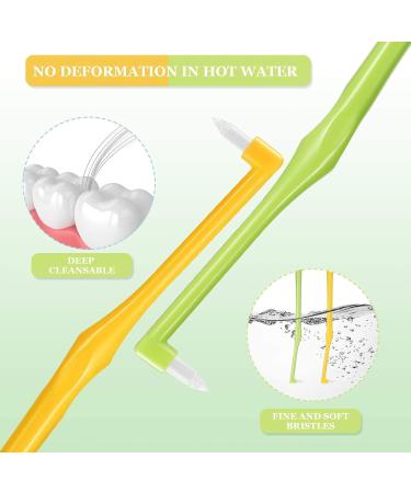 Ieron Tuft Toothbrush Set - 2 Pieces Pointed & Flat Soft Slim Design for Detail Cleaning | International Shipping - Buy Online on GoSupps.com