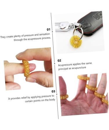 Fomiyes 20-Pack Finger Massage Ring Toys - Sensory Acupressure Stress Relief Finger Toys for Ultimate Relaxation - Buy Online on GoSupps.com