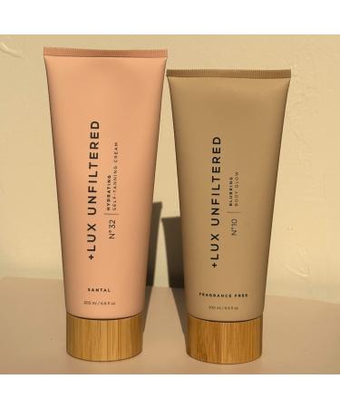+ Lux Unfiltered Summer Skin Set with N 32 Gradual Hydrating Self Tanner in Santal and N 10 Blurring Body Glow