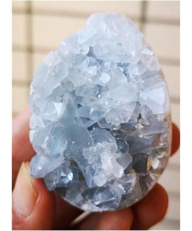Crystal Rough Stone Natural Celestite geode Quartz Cluster Crystal Specimen Balance Gemstone Decoration - Buy Online on GoSupps.com