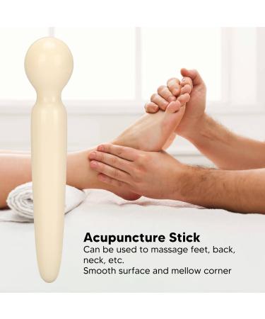 Ergonomic Wooden Massage Stick for Pain Relief | 1 Piece Foot Traction Tool - Buy Online on GoSupps.com