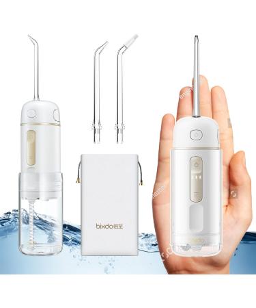Portable Retractable Water Dental Flosser - Cordless Oral Irrigator for Gum & Orthodontic Care | 3 Pressure Modes | IPX7 Rechargeable for Home & Travel - Buy Online on GoSupps.com