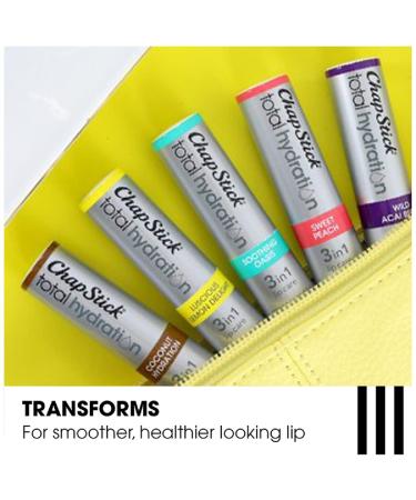 ChapStick Total Hydration Soothing Oasis Moisturizing Lip Balm - 0.12 Oz - Buy Online on GoSupps.com