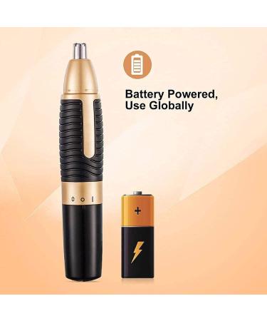 Buy Portable Waterproof Nose & Ear Hair Trimmer - Electric Trimmer with Large Storage Bin for Easy Cleansing | Perfect for Home & Travel - Buy Online on GoSupps.com