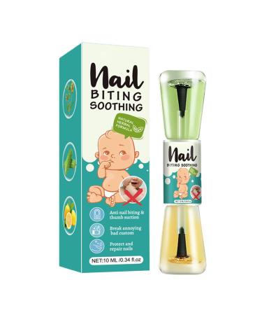 Bitter Nail Solution - 10ml Anti-Biting Liquid Children Bitter-Tasting Nail Deterrentt | Stop Nail Biting Treatmentt No-Bite Nail Polish Thumb Sucking Deterrentt For Kids Adults Infantts Teenagers