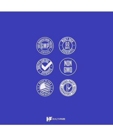 Healthfare Benfotiamine 600mg | 200 Veg Capsules | Enhanced Absorption | Supports Overall Health | Increased Bioavailability - Buy Online on GoSupps.com