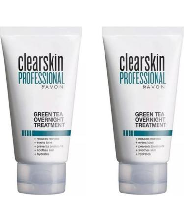 2x Avon Clearskin Professional Green Tea Overnight Treatment-50ml(100ml) - Buy Online on GoSupps.com
