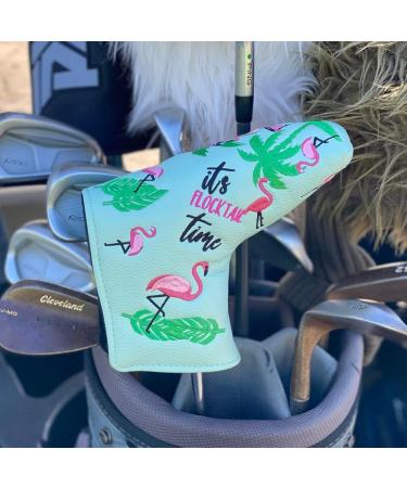 Giggle Golf Blade Putter Cover - Fun Flamingo Design | Perfect Golf Bag Accessory for Women & Men - Buy Online on GoSupps.com
